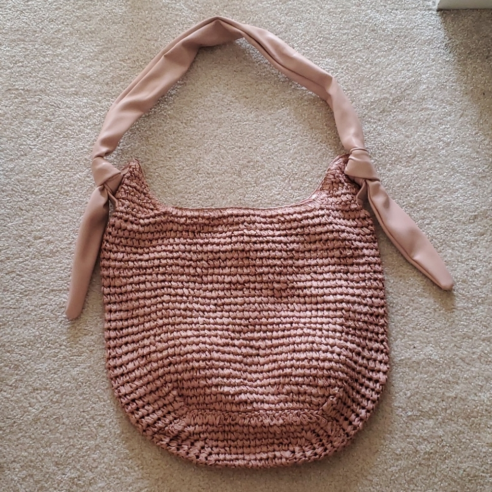 Antik kraft woven shoulder bag
